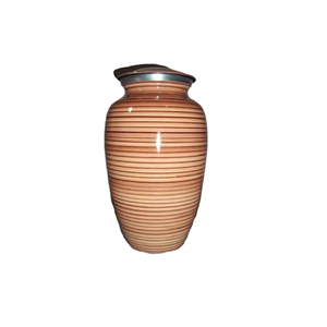 Urnas de cremación de metal Acabado lujoso Memorial Adulto Cenizas Urna Compañero Cenizas Contenedor de colección impresionante - Product Image 5