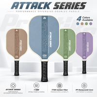 Raquette de pickleball ProStike GEN3 11mm en fibre de carbone T700, nid d'abeille PP, forme standard pour doubles offensifs, mains rapides, vente en gros OEM