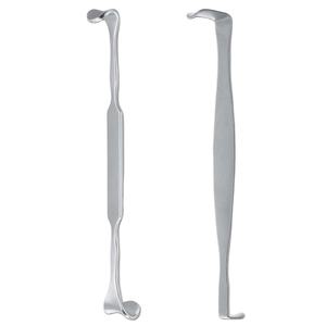 Retractor traqueal Rosa Retractor de doble extremo Retractor ortopédico de doble extremo con patrón en miniatura Aprobado por CE e ISO - Product Image 1