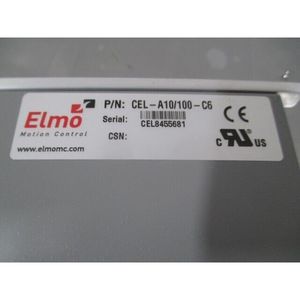 Contrôleur de mouvement ELMO CEL-A10/100-C6, Moteur servo - Équipements et pièces semi-conducteurs d'occasion de renommée mondiale chez - Product Image 1