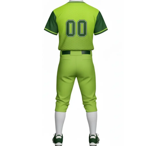 Uniforme de baseball haut de gamme 100% polyester respirant, séchage rapide, tissu léger et durable, coupe confortable, uniformes personnalisés, pas cher - Product Image 2