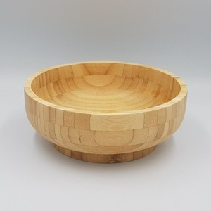 Bol à mélanger en bambou fait main, classique, écologique, poli, personnalisable, durable, décoratif, en bois naturel, pour salade et soupe - Product Image 2