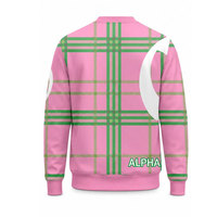 Sweat-shirt en molleton rose uni à col rond au design unique, imprimé brodé, unisexe, décontracté, pour l'hiver