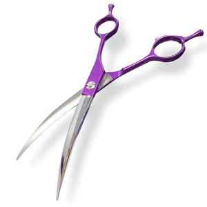 Tijeras Curvas para Mascotas, Tijeras de Acero Inoxidable para el Cuidado del Pelo de Mascotas - Product Image 6