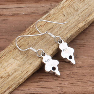 Boucles d'oreilles pendantes en grenat rouge naturel en gros, argent sterling 925, pierres précieuses artisanales, boucles d'oreilles pendantes pour mariage de janvier - Product Image 5