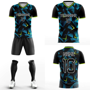 New Street casual <b>soccer</b> uniform set jersey and shorts designed for comfort flexibility and durability and affordable prices - Product Image 5