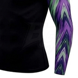 เสื้อรัดรูปสำหรับผู้ชายสำหรับฝึกซ้อม BJJ Grappling - ผ้าที่มีความยืดหยุ่นสูง ระบายความชื้นได้ดี และระบายอากาศได้ดี - Product Image 4