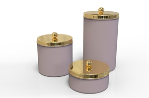 Metal <b>Set</b> of 3 Decorative Chicken Print Metal Storage <b>Canister</b> with Lid for Tea Coffee Sugar Cookies and Snacks - Product Image 6