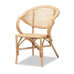 Outdoor rattan dining <b>chairs</b> for garden patio highest quality comfortable natural <b>cane</b> arm <b>chair</b> - Product Image 2
