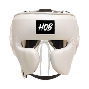 Protector de Cabeza para Boxeo HOB, Negro y Rojo, Cuero PU, Equipo de Protección Unisex, Cierre de Velcro, Casco Deportivo para Adultos - Product Image 3
