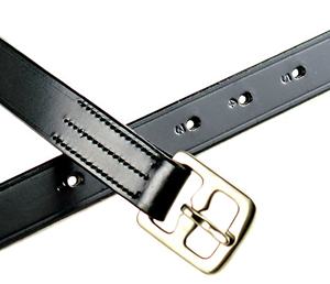 Cueros de estribo de cuero inglés personalizados de moda con hebillas de acero inoxidable Equipo de caballo cosido a mano por Horsekraft - Product Image 5