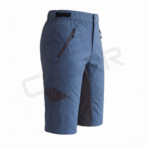 กางเกงขาสั้นสำหรับแข่ง MTB BMX MX สีพื้น ระบายอากาศ แห้งเร็ว รับผลิตตามสั่ง (OEM)  ขั้นต่ำในการสั่งซื้อน้อย คุณภาพสูงสำหรับผู้ชาย ผลิตจากโพลีเอสเตอร์ 100% - Product Image 4