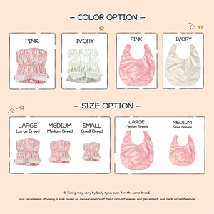 HEDYS GROOMING Water-Resistant Dog Ear Cover & Grooming Apron Set Pet Bath Washing Protection Kit for Home Use - Product Image 2