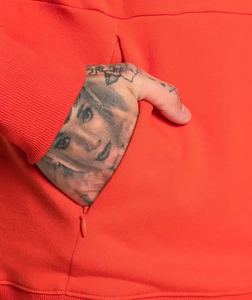 Custom Logo Oversized Boxy Cropped Hoodie Men Stacked Baggy Jogger Flare Sweatpants Sweat suit Men's Two Piece <b>Sets</b> Tracksuit - Product Image 2