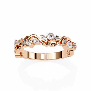Anillo de Compromiso y Boda para Mujer, Venta Directa de Fábrica, 1 Diamante Cultivado en Laboratorio de Doble Capa, Corte Brillante Redondo, Oro, Certificado IGI - Product Image 2