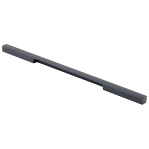 Poignée de meuble élégante en aluminium, profilée, pour tiroir, porte de placard, barre fine, finition PVD Or Noir - Product Image 2