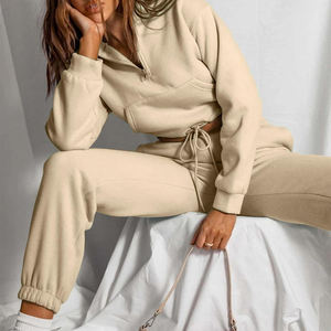 Crop Top & Jogger Set for Women 2 Pcs Breathable Tracksuit for Gym Running & Everyday Fashion Gym Wear Running Tracksuits - Product Image 4