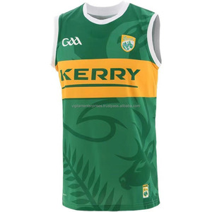 Conjunto de Jugador de Fútbol GAA Premium, Jersey 100% Poliéster, Alto Rendimiento, Transpirable, Ligero, Diseño Sólido, Manga Corta - Product Image 1