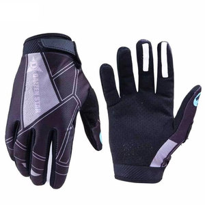 Daizen Star Full Finger Non-Slip Racing Gloves <b>Nylon</b> PU Breathable <b>Hook</b> Loop Closure Unisex MOTOCROSS - Product Image 2