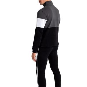 Sweat-shirts pour hommes en tissu polyester-coton de haute qualité, manches longues, col montant, demi-zip, coupe classique, unisexe. - Product Image 6