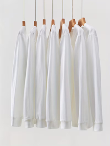 Sweat-shirt personnalisé à col rond pour homme, pull molletonné chaud et décontracté en coton 100% doublé, à manches longues et couleur unie pour garçons - Product Image 4