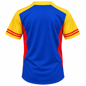 เสื้อเจอร์ซีย์เบสบอลระบายอากาศได้ดีเสื้อกีฬาเบสบอลโลโก้ตามสั่ง - Product Image 3
