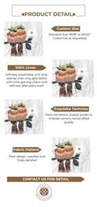 Cute birds duo, playful style perfect for light, joyful tables. - Product Image 2