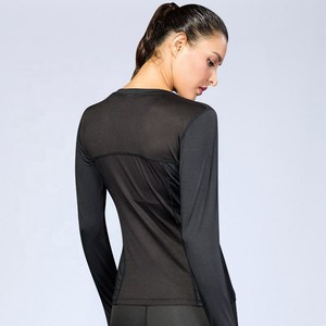 T-shirt en coton rose respirant tricoté pour femme, col rond, coupe ample, manches courtes, couleur unie, décontracté, pour le printemps et l'été, OEM - Product Image 2