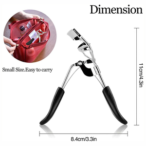 Recourbe-cils professionnel de luxe avec coussinet de rechange en silicone souple, conception de recourbement de précision, poignée confortable pour un usage quotidien - Product Image 5