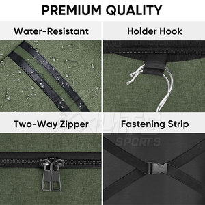 Sac de voyage pour vêtements avec logo personnalisé, pliable, grande capacité, coutures robustes, design multi-poches, pour les voyages d'affaires et les longs trajets - Product Image 3