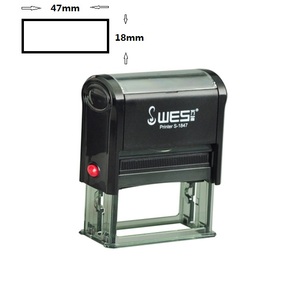 แสตมป์<span class=keywords><strong>ราคา</strong></span>โรงงาน ตราสัญลักษณ์ WES แบบเติมหมึกอัตโนมัติ รุ่น S-1847 - Product Image 2