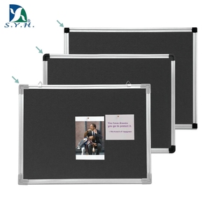 Tablero de Exhibición de Fieltro Negro con Logotipo Personalizado y Marco de Aluminio para Uso Comercial y Escolar - Product Image 5