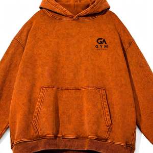 Sudadera con Capucha para Hombre Gym Active, Diseño con Letras, 340 GSM, Logotipo Frontal, Felpa Francesa de Algodón, Sin Forro, Impresión Digital, para Invierno - Product Image 4