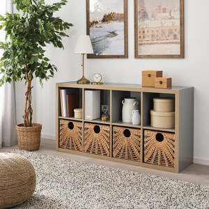 Panier de rangement en jacinthe d'eau, vente en gros, tissé à la main, organisateur de linge, multifonctionnel, décoration minimaliste pour la maison, fabriqué par KingCraftViet - Product Image 3