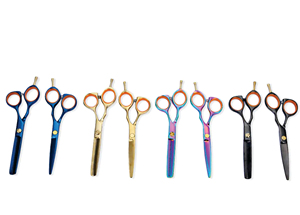 Professional Blue Barber Steel Scissors Hairdressing Thinning <b>Shears</b> Beauty Professional Hair Cutting Scissors - Product Image 6
