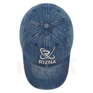 Casquette de baseball unisexe personnalisée OEM RIZNA ENTERPRISES 100 % coton de haute qualité avec logo brodé 3D, 6 panneaux, imprimé, style golf, effet délavé, pour les fêtes - Product Image 2