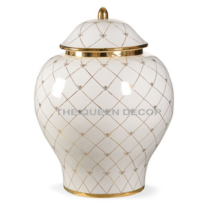Pot à gingembre en aluminium émaillé rose et blanc, pour fleurs, rangement, ustensiles de cuisine, décoration de table, pots décoratifs pour la maison - Product Image 3