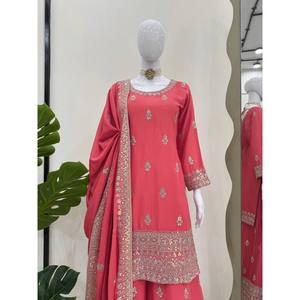 ชุดสูทปาร์ตี้ไซส์ XL พร้อมงานปักดิ้นและเลื่อม ชุดเดรสยาว - Product Image 4