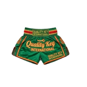 Pantalones Cortos de Muay Thai Resistentes con Costuras Reforzadas, Nuevos de Fábrica, Venta al Por Mayor, Pantalones Cortos de Boxeo de Secado Rápido - Product Image 4