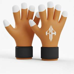 Gants de gardien de but unisexes de haute qualité, en matière PU respirante, avec protection des doigts et du pouce, emballage de qualité supérieure, par RIVIAN ATLANTIC - Product Image 5