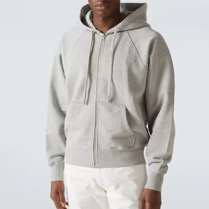 Sudaderas con Cremallera para Hombre al por Mayor, Otoño, Primavera, Invierno, Bordadas con Cuentas, 100% Algodón, Sudadera Personalizada para Exteriores, Servicio OEM - Product Image 6