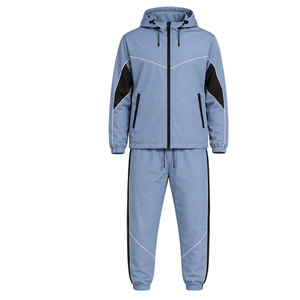Combinaison coupe-vent pour homme, durable, imperméable, confortable, idéale pour la randonnée, la course à pied, le cyclisme, les aventures en plein air et les voyages - Product Image 1