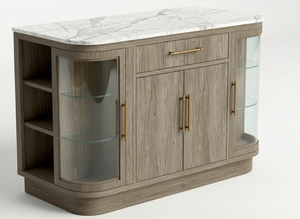 Îlot de cuisine moderne en bois massif, écologique, de qualité supérieure, fabriqué à la main, ensemble table et chaises de style américain, marque PKP - Product Image 6