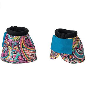 Protège-pattes d'équitation haute performance, imperméables, en polyester teddy pour un confort et une protection optimale. - Product Image 4