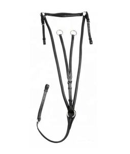 Harnais de poitrine en cuir de qualité supérieure, équipement équestre durable pour un ajustement sûr et confortable, réglable et élégant - Product Image 3