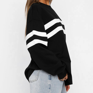 Sweat-shirts à col rond pour femmes, marque privée, fournisseur direct d'usine, en coton, en vente - Product Image 6