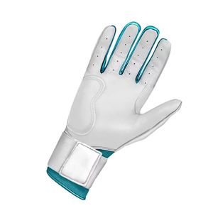 Gants de frappe classiques personnalisés pour adultes, paire, baseball, softball, spandex, gris, noir, fermeture auto-agrippante, ambidextres - Product Image 1