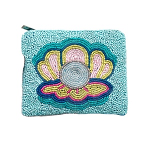 Porte Monnaie dete Seed Beaded Coin Pouch Hermoso monedero personalizado con cuentas Monedero para mujer Monedero de moda con - Product Image 1