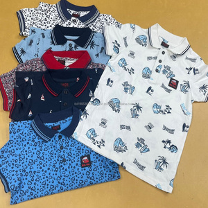 Polo brodé décontracté à manches courtes pour garçons, nouvelle collection été 2026, vêtements pour enfants en gros - Product Image 3