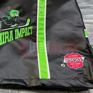 Bolsa de Equipamiento de Hockey de Alto Impacto, Material 600D, Capacidad de 50-70L, Diseño de Logotipo Personalizado para Club, Bolsas Deportivas Verdes y Negras - Product Image 6